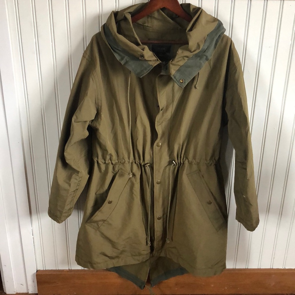 J. Crew Lightweight Parka size M